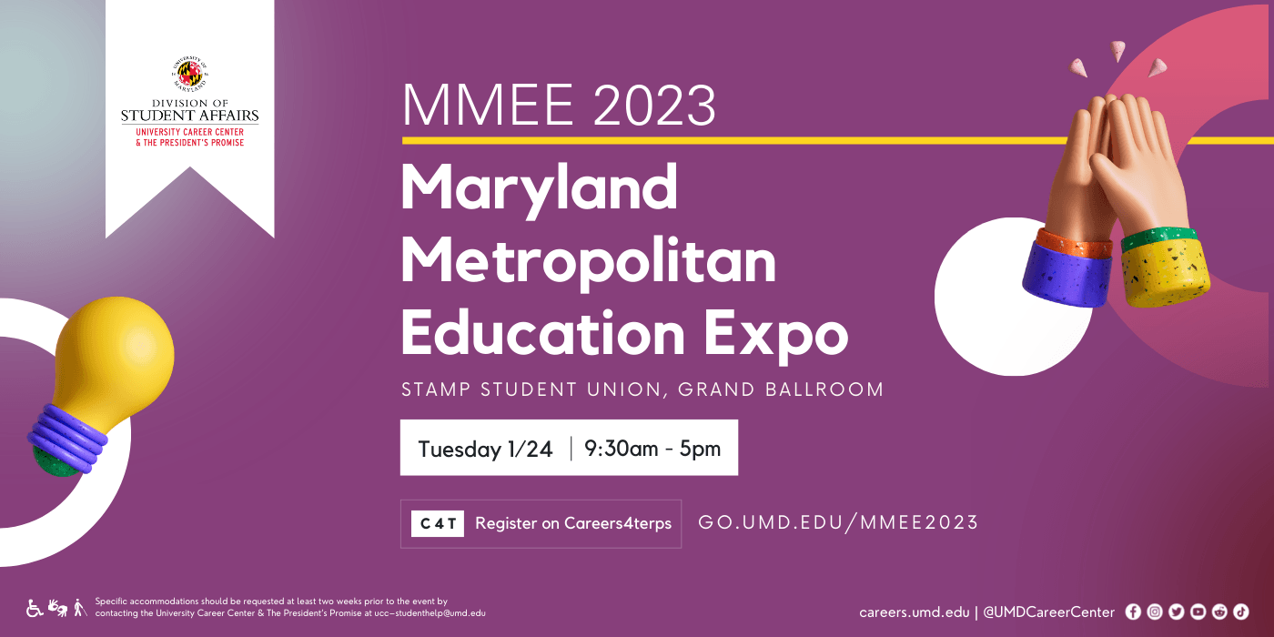 Maryland Metropolitan Education Expo event graphic